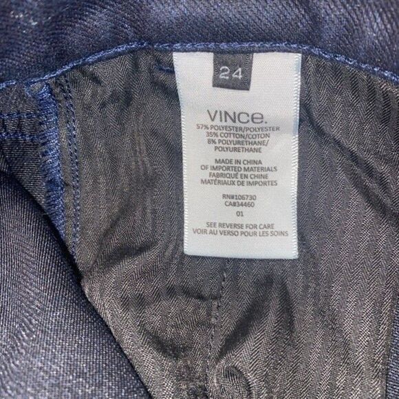 VINCE Dark Blue Denim Business Jogger Style Pants - Picture 8 of 8
